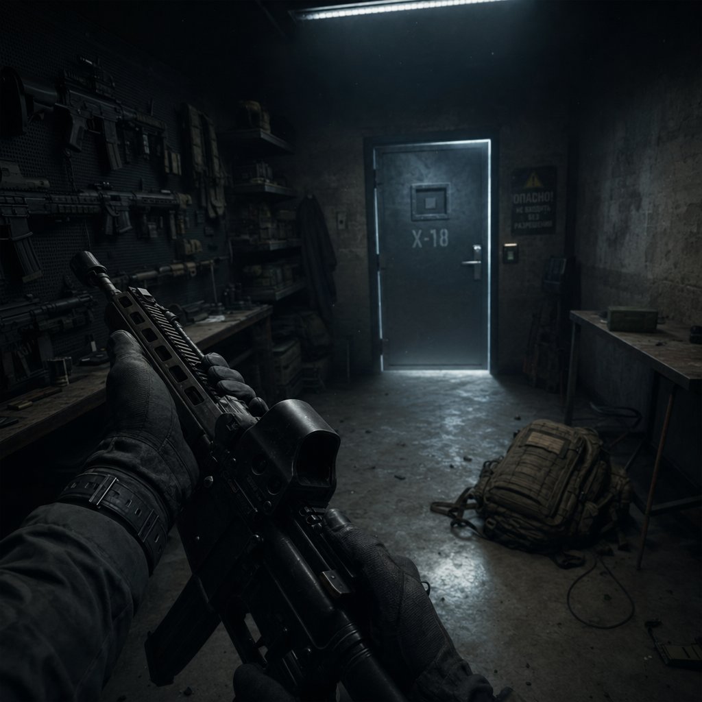 checking your randomized covert ops loadout before stepping into an active raid