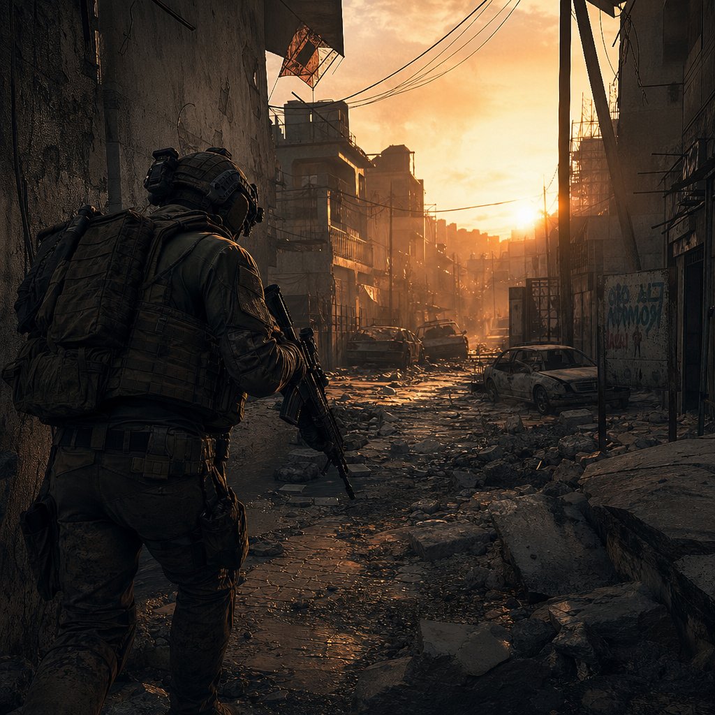 navigating toward extraction during a covert ops raid in arena breakout
