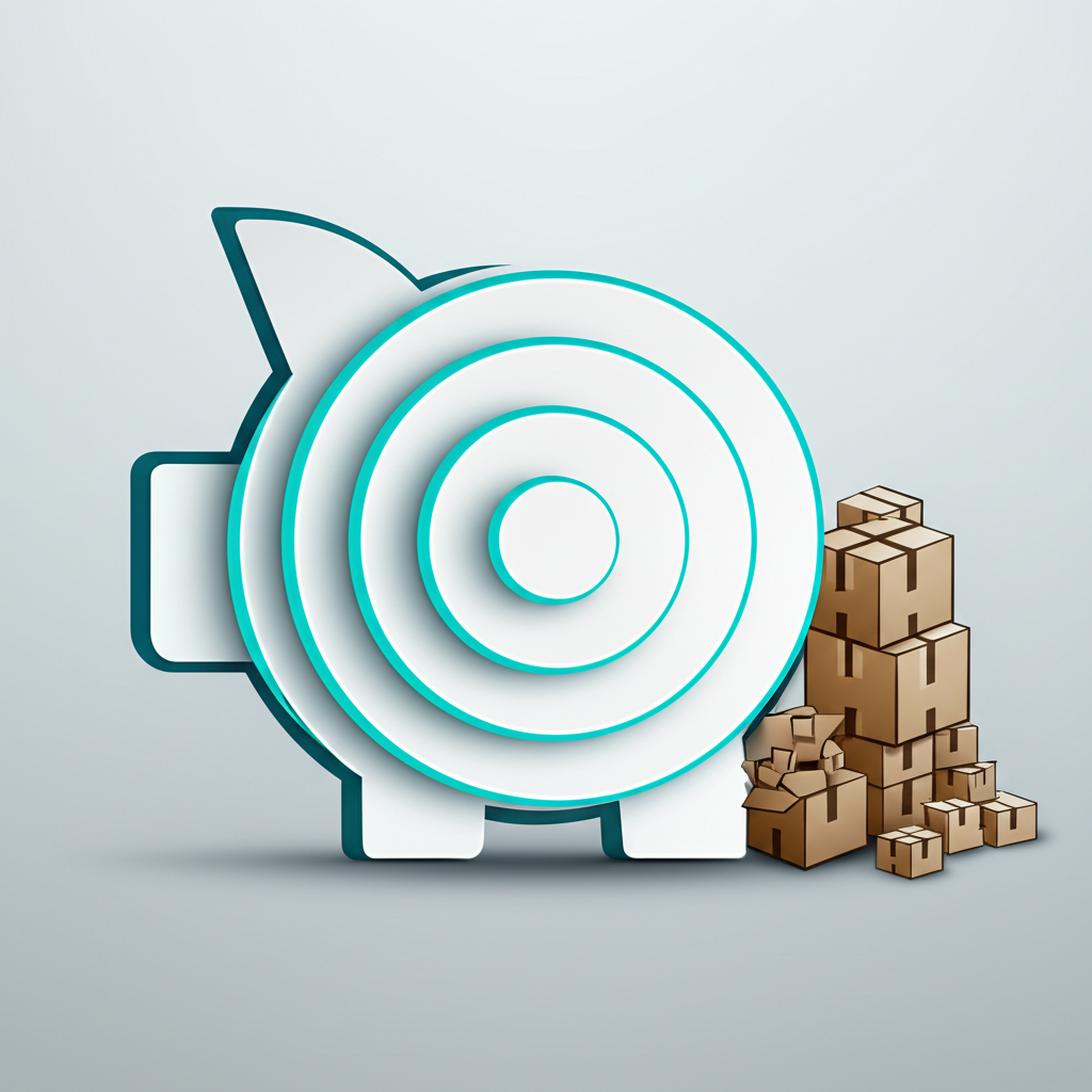 visual metaphor for the financial benefits of on demand production