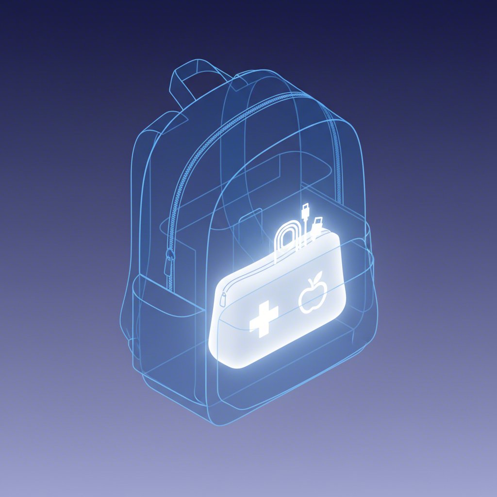 a compact pencil pouch as an essential travel and on the go organizer