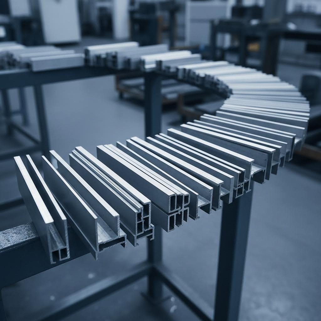 aluminum extrusion profiles demonstrating the range of wall thickness options available for different applications