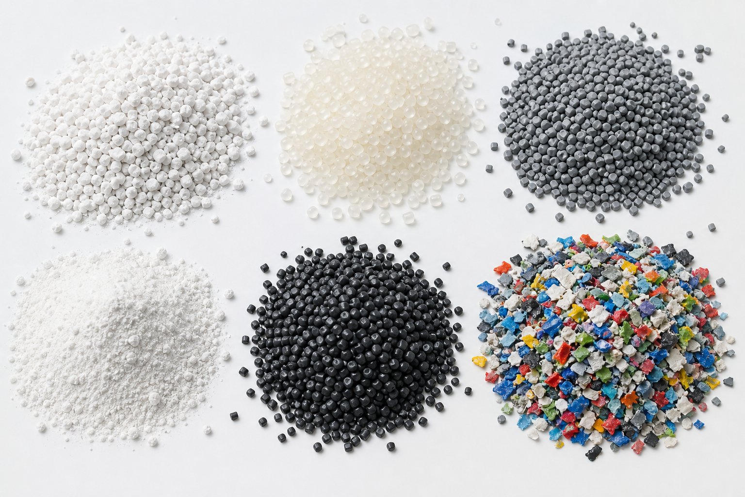 diverse polymer feedstocks processed on twin screw extruders including filled compounds engineering plastics and recycled materials