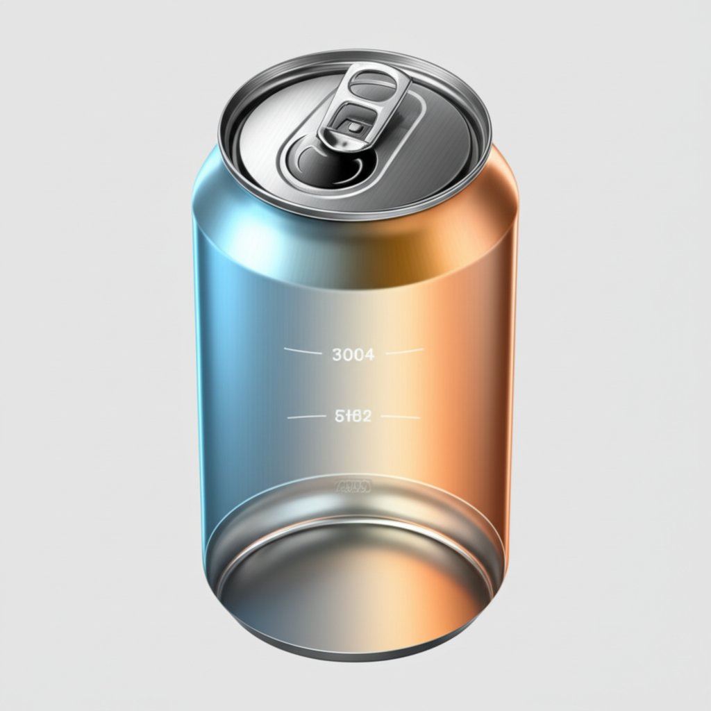 aluminum can body and lid made from different alloys each with its own melting range