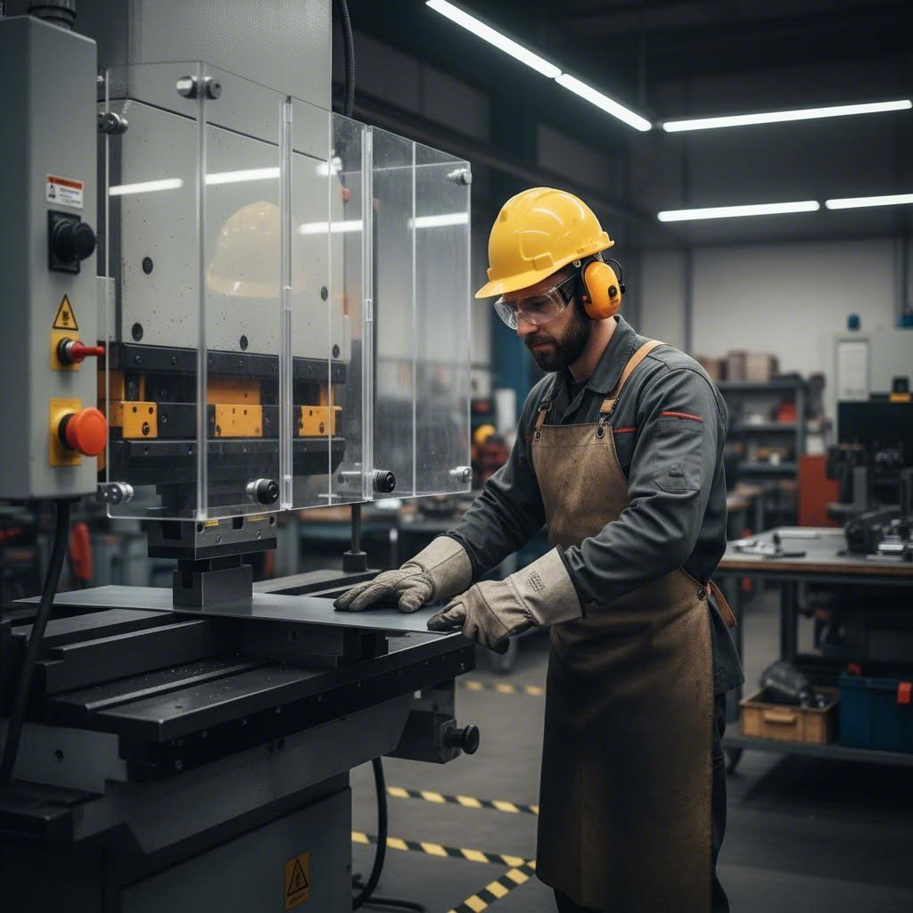 proper safety equipment and protocols in sheet metal fabrication