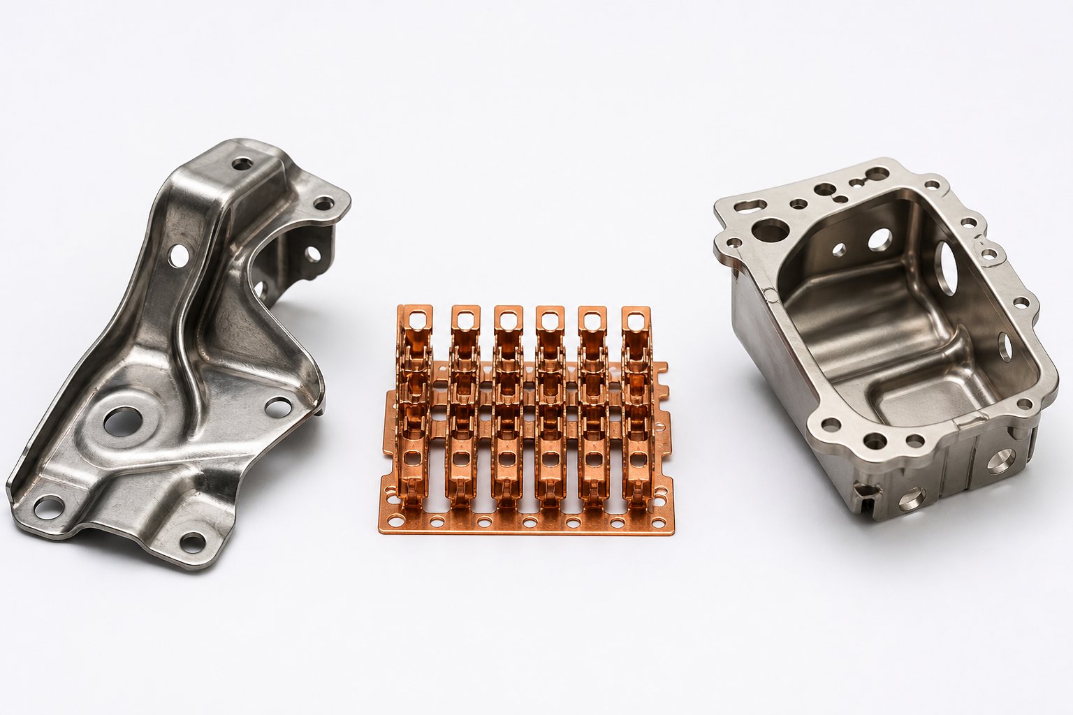 stamped components vary dramatically across automotive electronics and aerospace applications in material and precision