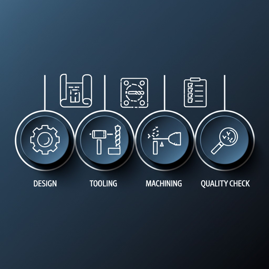 flowchart of the end to end custom forging solutions process