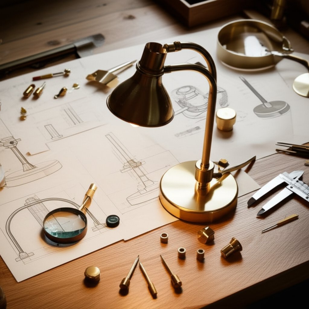 custom cnc machined brass lamp parts offer limitless design possibilities and precision